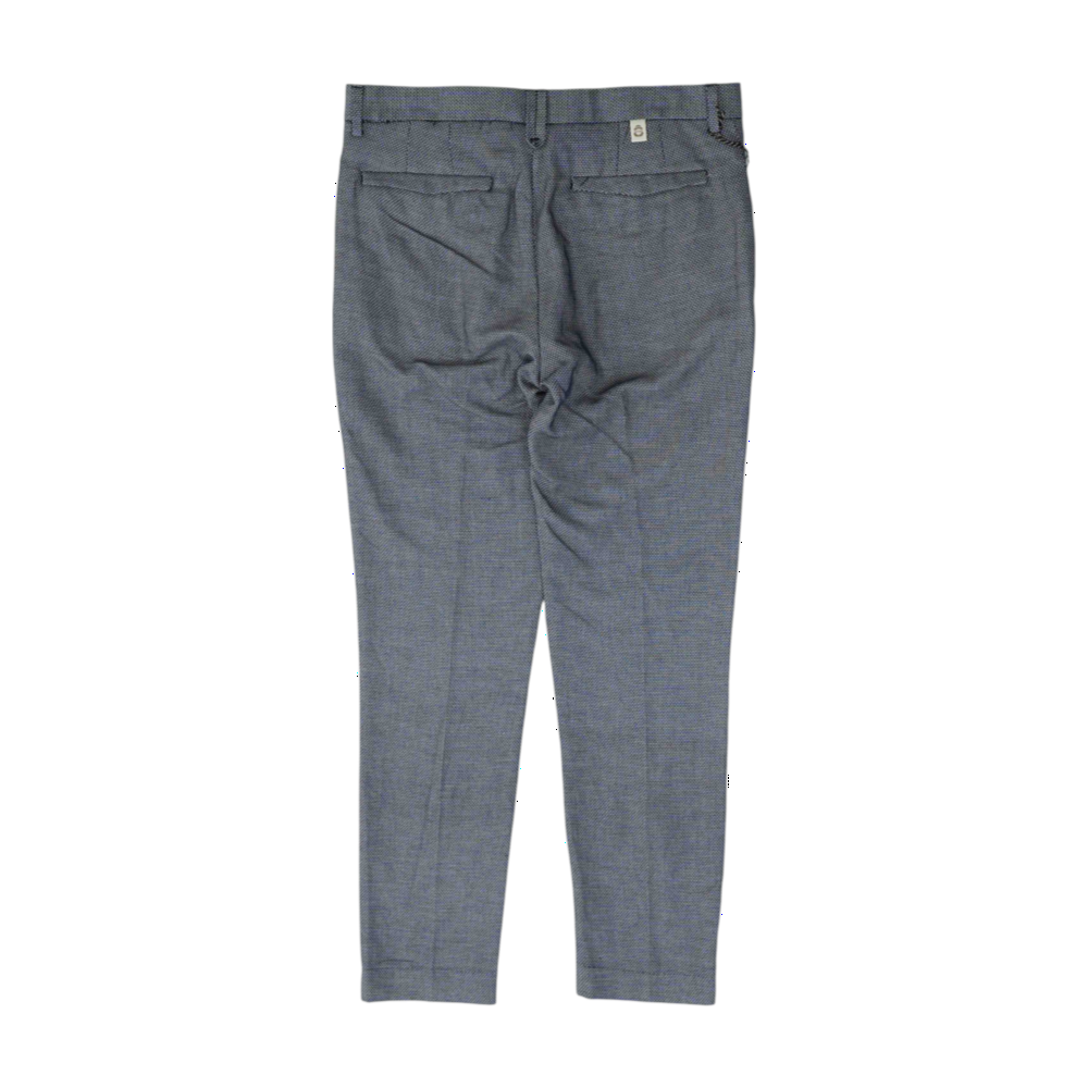 Blue Abstract Regular Pants