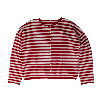 Red Striped Button Down