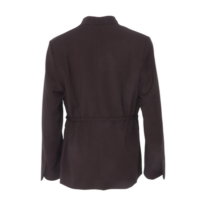 Brown Solid Blazer