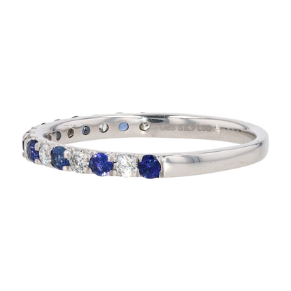 Sterling Silver Lab Grown Diamond Band Ring