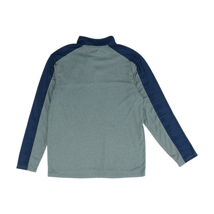Navy Houston Texans Color Block 1/4 Zip Pullover