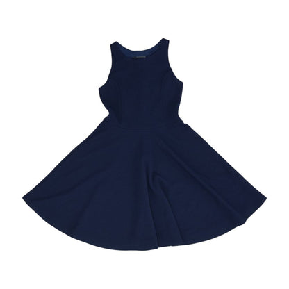 Navy Solid Dress