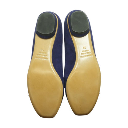 Navy Loafer Flats