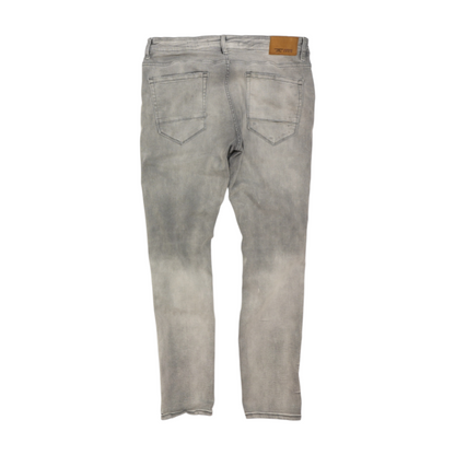 Gray Tapered Jeans