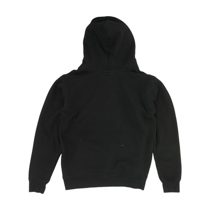 Black Solid Hoodie Pullover