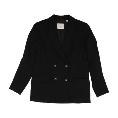 Black Solid Blazer
