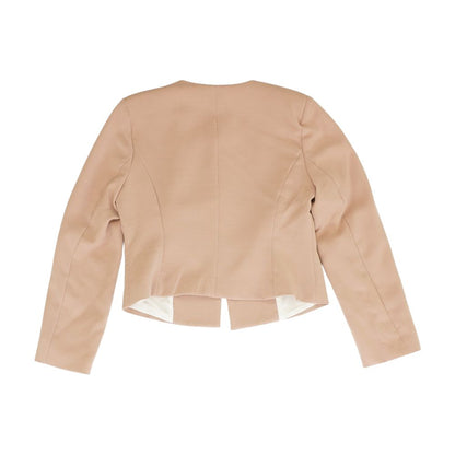 Tan Solid Blazer