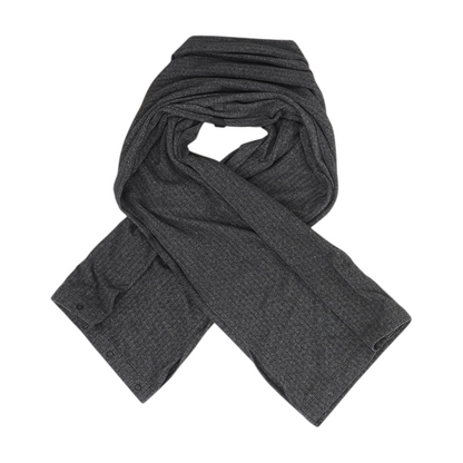 Charcoal Chevron Scarf