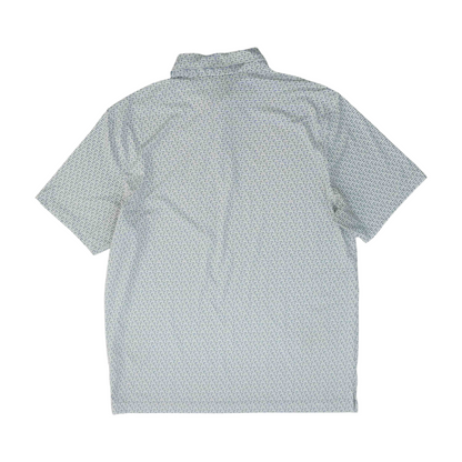 Blue Print Short Sleeve Polo