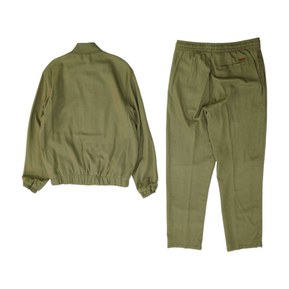 Green Solid Pant Set
