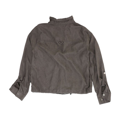 Gray Solid Jacket