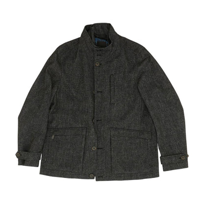 Black Striped Lightweight Coat