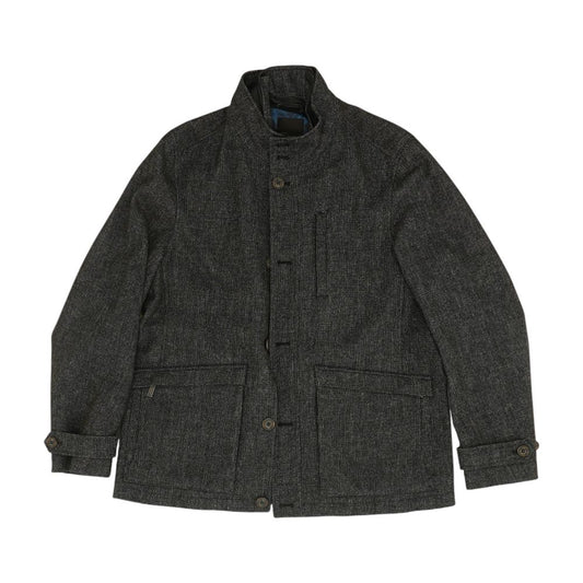 Black Striped Lightweight Coat