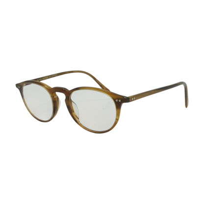 Brown Riley R Round Prescription Eyewear
