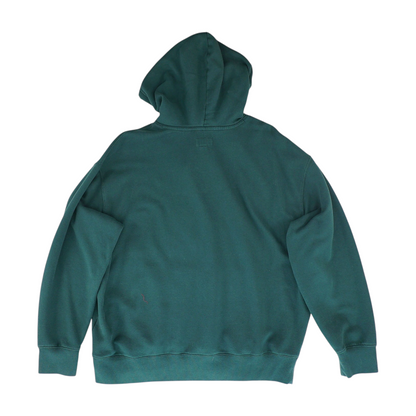 Green Solid Hoodie Pullover