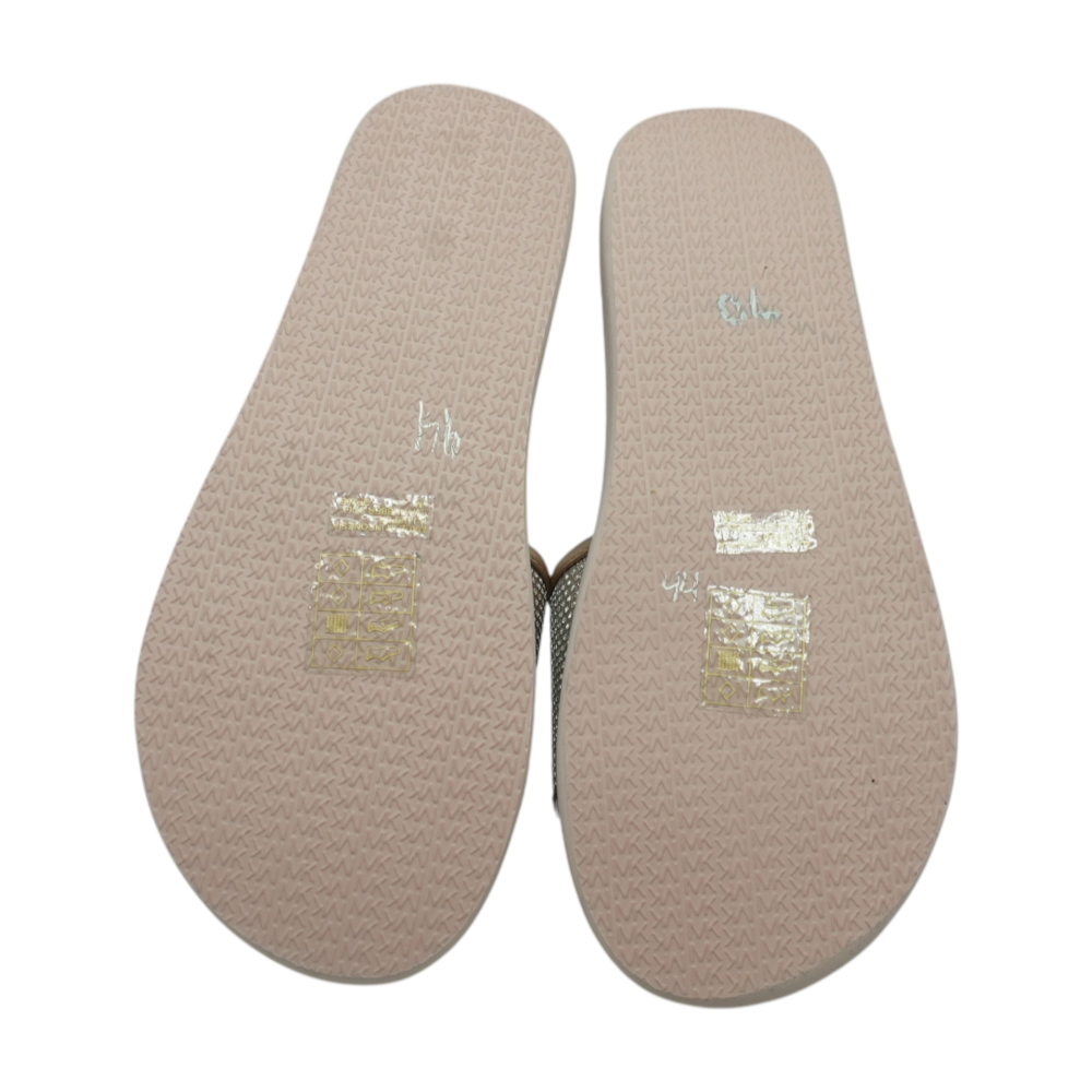 Rose Gold Flat Sandals