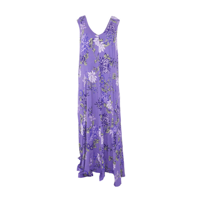 Purple Plus Floral Maxi Dress