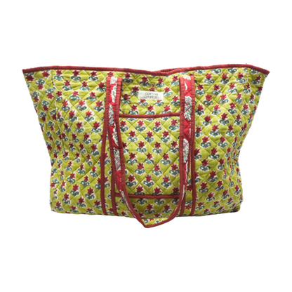 Green Reversible Tote Bag