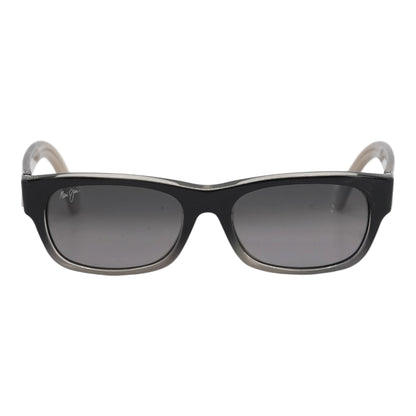 Black Deep Oval Sunglasses
