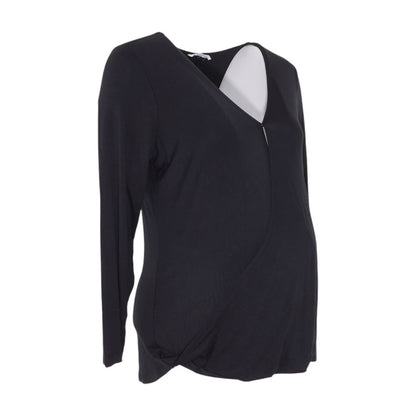 Black Maternity Blouse