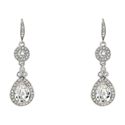 Costume Crystal Dangle Earrings