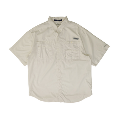 White Check Outdoor Button Down