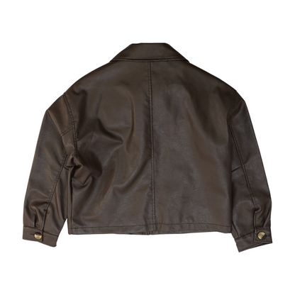 Brown Solid Jacket