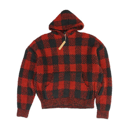 Red Check Hoodie