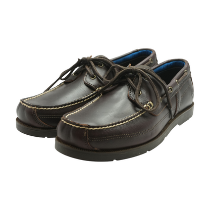 Brown Lace-Up Casual Shoes