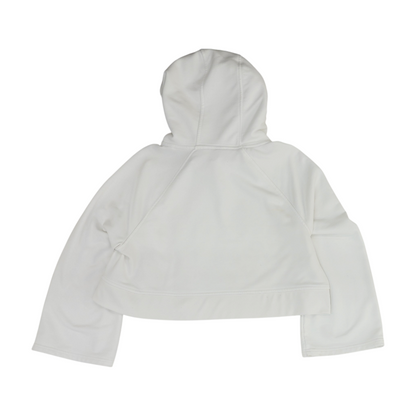 White Solid Sweatshirt Pullover