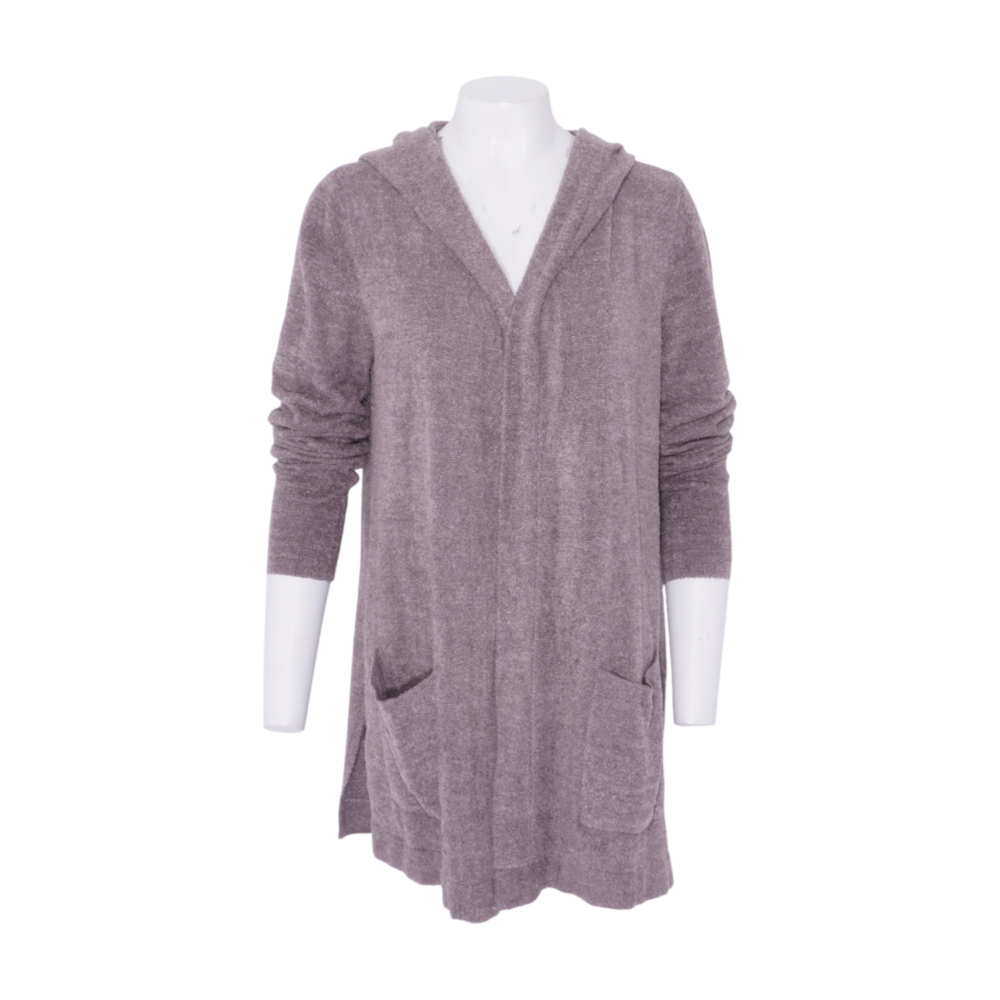 Barefoot Dreams Gray Cardigan Sweater – Image 1