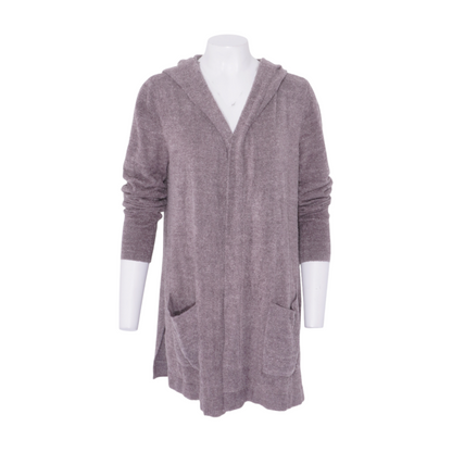 Barefoot Dreams Gray Cardigan Sweater – Image 1