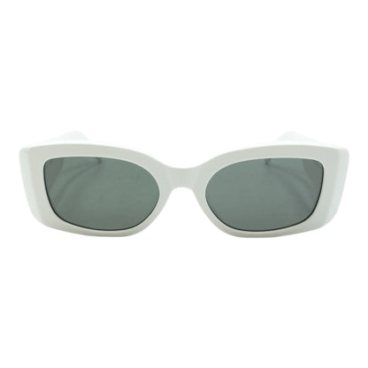 White CL40282U Rectangle Sunglasses
