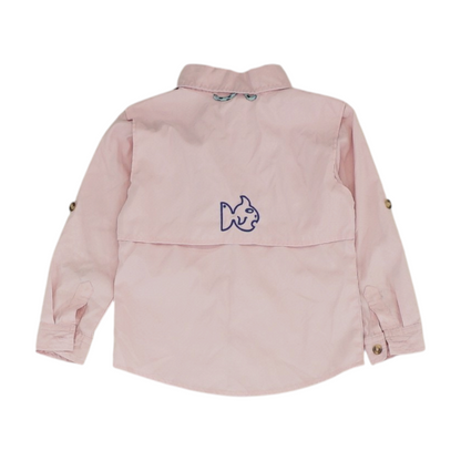 Pink Long Sleeve Button Down