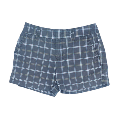 Brown Plaid Chino Shorts