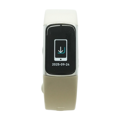 20mm Charge 6 Silver Activity Tracker Gray Band S/M