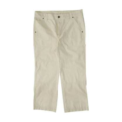 White Plus Regular Pants