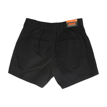 Black Solid Shorts
