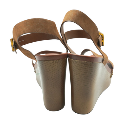Brown Wedge Heels