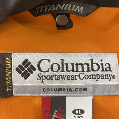 Vintage Orange Solid Rain Jacket