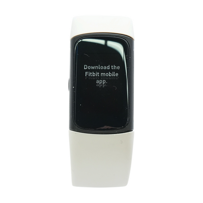 20mm Charge 6 Black Activity Tracker White Band S/M