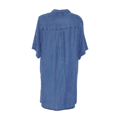 Blue Plus Mini Dress