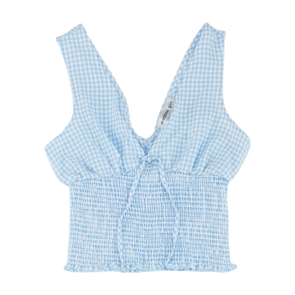 Blue Check Blouse