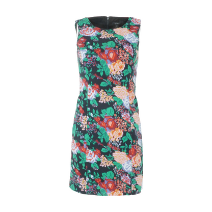 Black Petite Floral Mini Dress