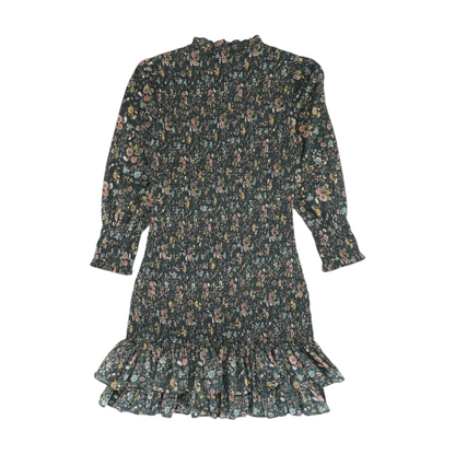 Black Floral Mini Dress