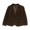 Brown Solid Blazer