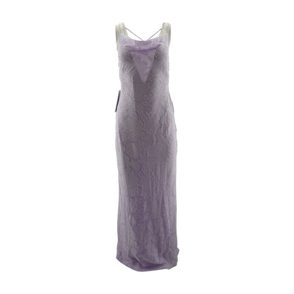 Lavender Floral Maxi Dress