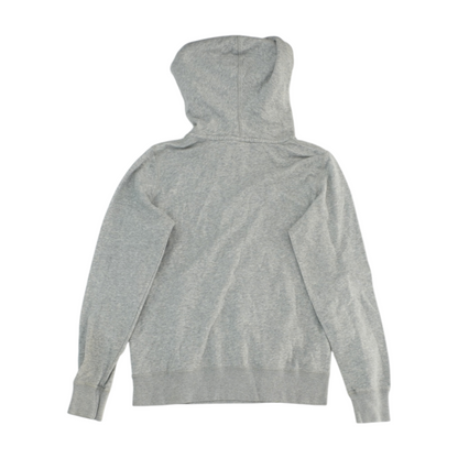Gray Solid Hoodie Pullover