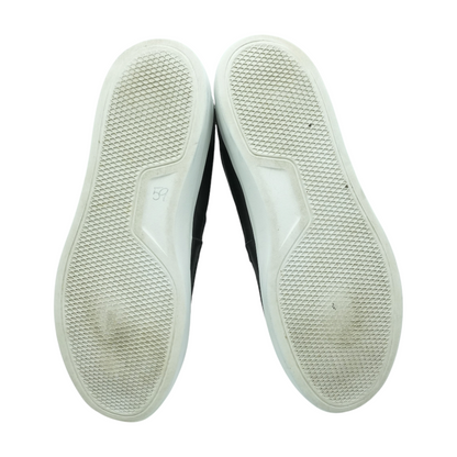 Black Slip-On Casual Shoes