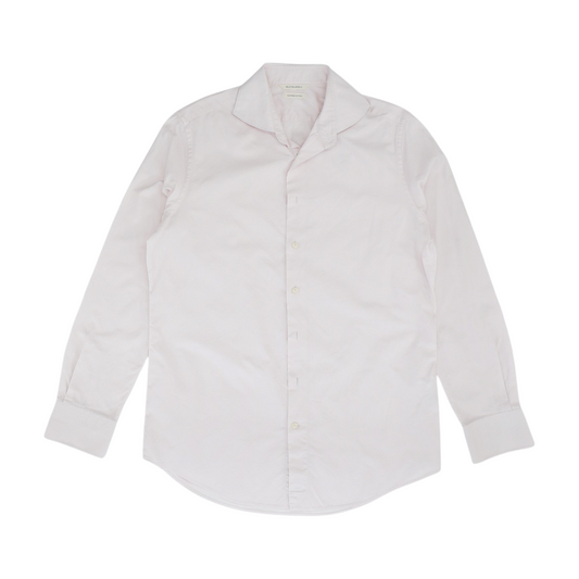 Pink Solid Long Sleeve Button Down